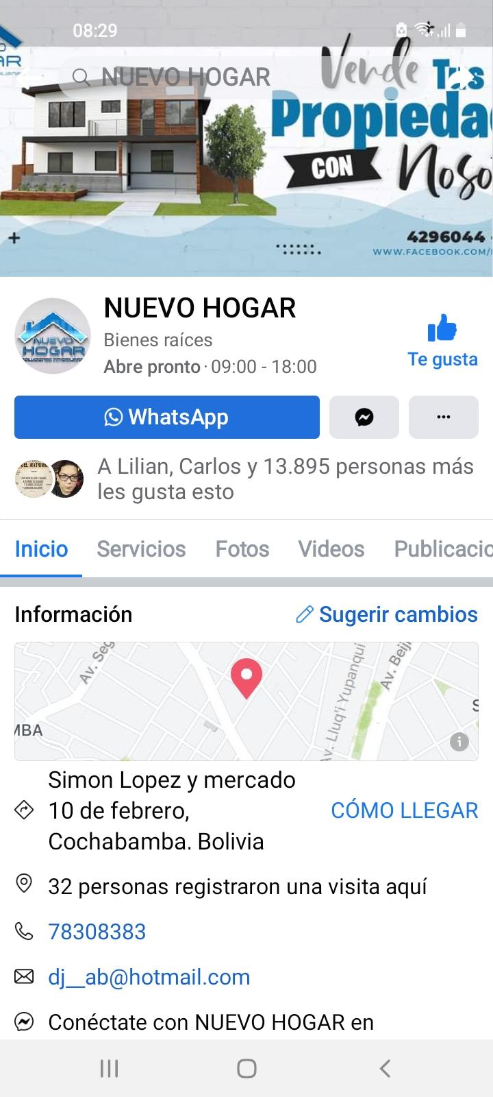 Inmobiliaria NUEVO HOGAR