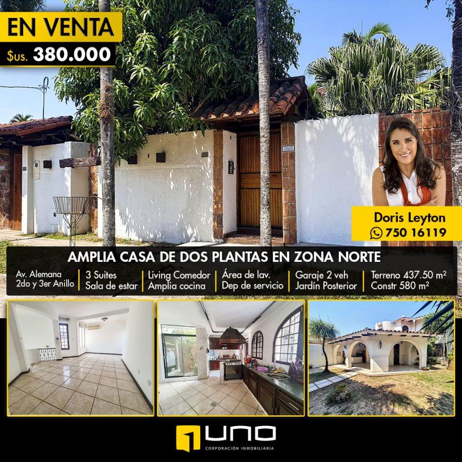 Foto Casa en Venta en Barrio  Fleig, Santa Cruz de la Sierra, Santa Cruz - U$D 380.000 - CAV6029 - BienesOnLine