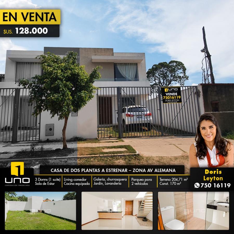 Foto Casa en Venta en Avenida Alemana, Santa Cruz de la Sierra, Santa Cruz - U$D 128.000 - CAV6030 - BienesOnLine
