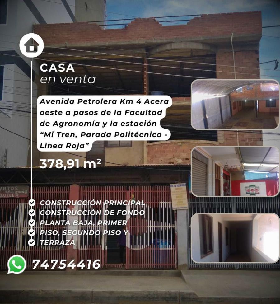 Foto Casa en Venta en Politecnico, Cochabamba, Cochabamba - U$D 420.000 - CAV7500 - BienesOnLine