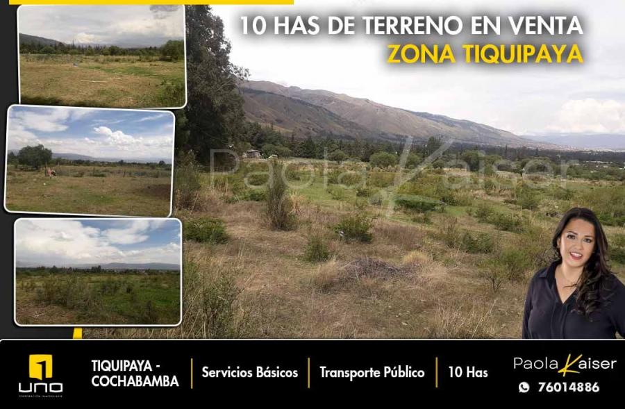 Foto Terreno en Venta en tiquipaya, Tiquipaya, Cochabamba - 10 hectareas - U$D 58 - TEV6917 - BienesOnLine