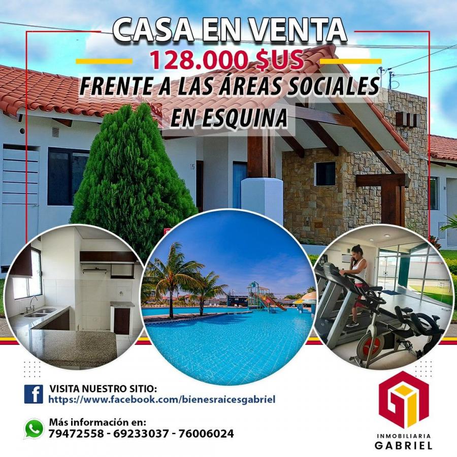 Foto Casa en Venta en Condominio Fontana Riviera 1, Andrs Ibaez, Santa Cruz - U$D 128.000 - CAV6182 - BienesOnLine