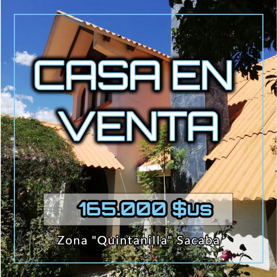 Foto Casa en Venta en Quintanilla, Sacaba, Cochabamba - U$D 165.000 - CAV3373 - BienesOnLine