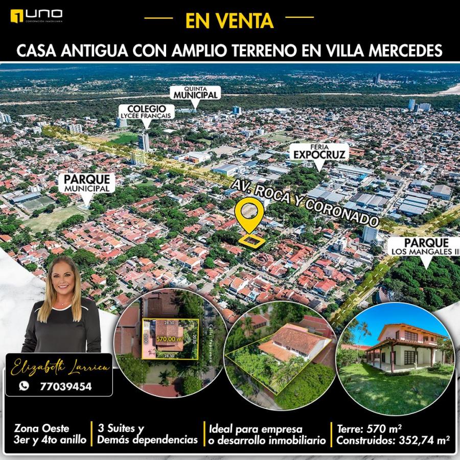 Foto Casa en Venta en Villa Mercedes, Santa Cruz de la Sierra, Santa Cruz - U$D 300.000 - CAV7583 - BienesOnLine