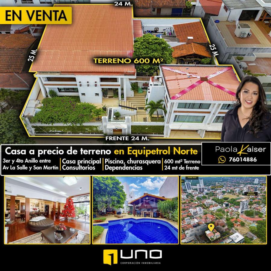 Foto Casa en Venta en Equipetrol, Santa Cruz de la Sierra, Santa Cruz - U$D 645.000 - CAV7279 - BienesOnLine