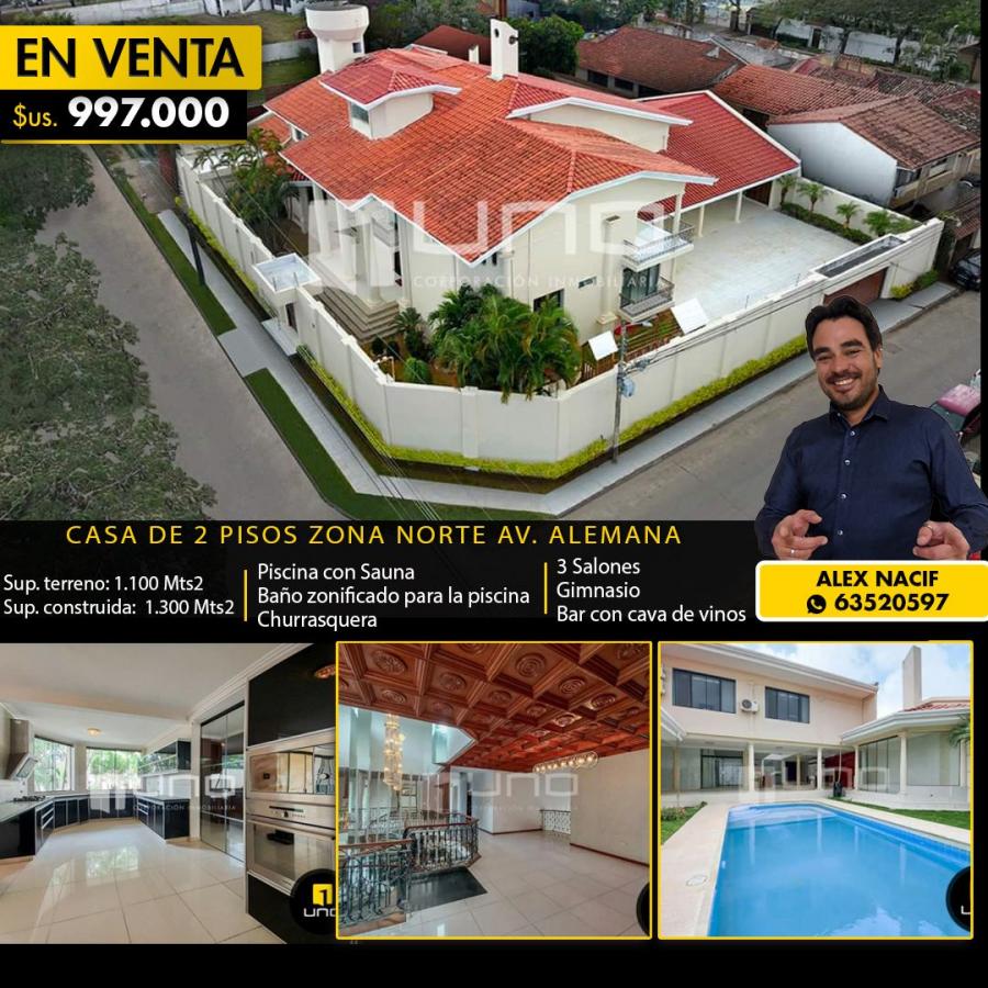 Foto Casa en Venta en Paralela Av. Alemana 2do Anillo, santa cruz de la sierra, Santa Cruz - U$D 997.000 - CAV7516 - BienesOnLine