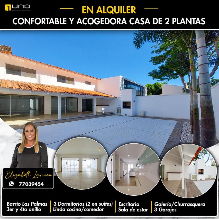 Foto Casa en Alquiler en Santa Cruz de la Sierra, Santa Cruz - U$D 1.400 - CAA7464 - BienesOnLine