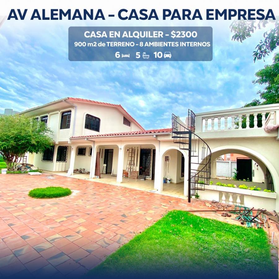 Foto Casa en Alquiler en HAMACAS, Santa Cruz de la Sierra, Santa Cruz - U$D 2.300 - CAA6796 - BienesOnLine