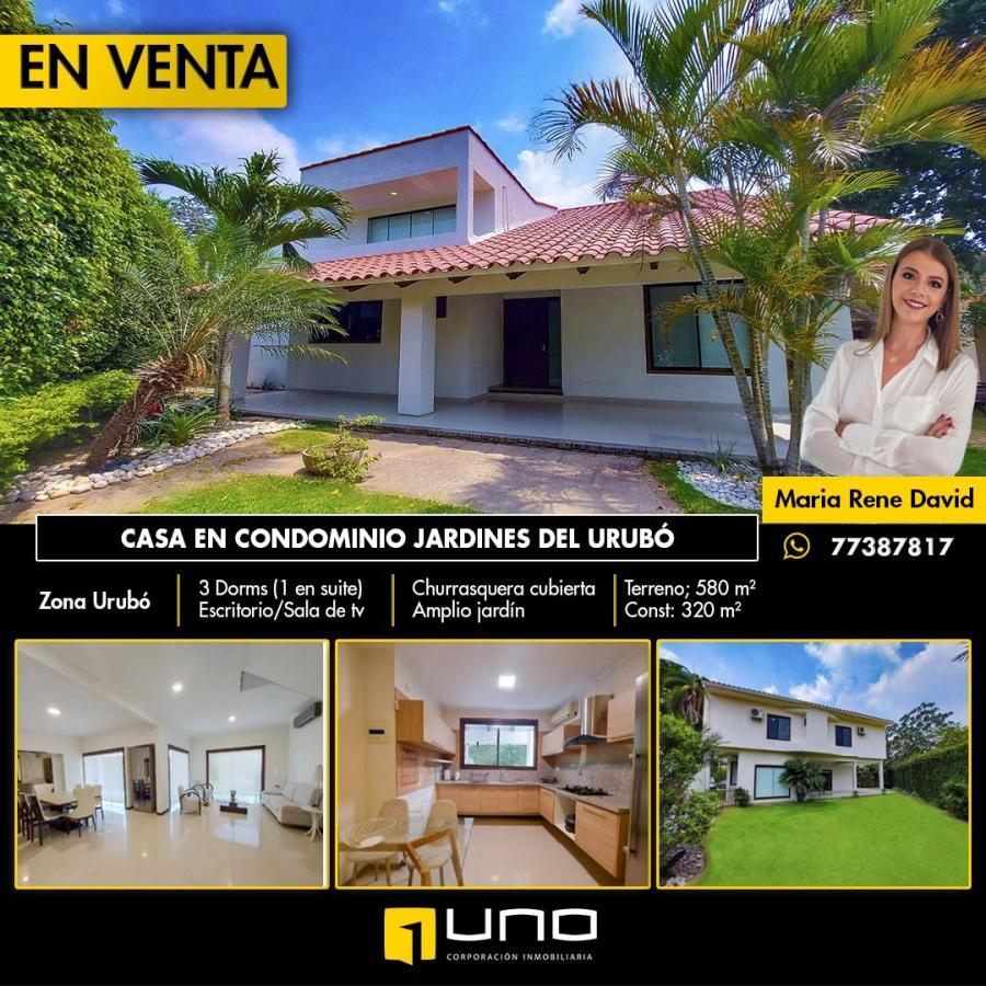 Foto Casa en Venta en Zona Urubo, Santa Cruz de la Sierra, Santa Cruz - U$D 280.000 - CAV7284 - BienesOnLine