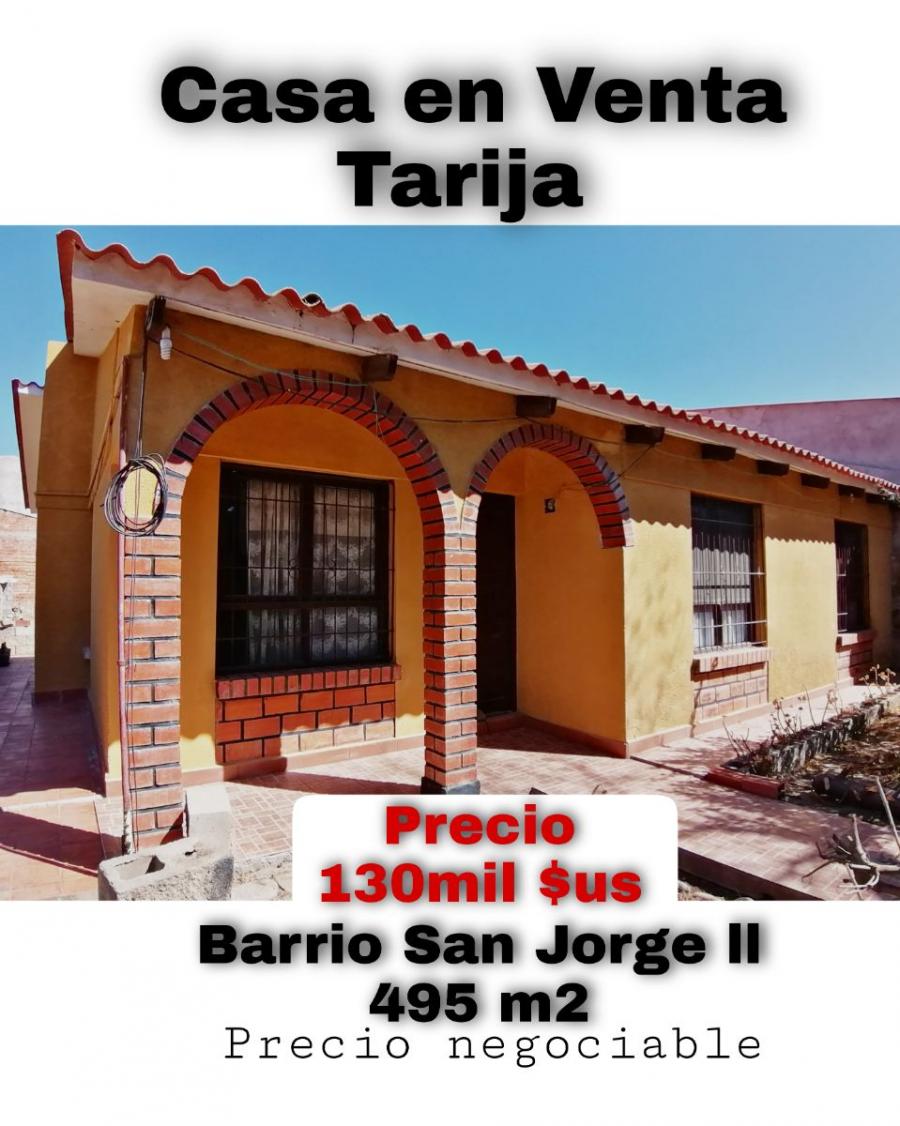 Foto Casa en Venta en San Jorge ll, Tarija, Tarija - U$D 130.000 - CAV4906 - BienesOnLine