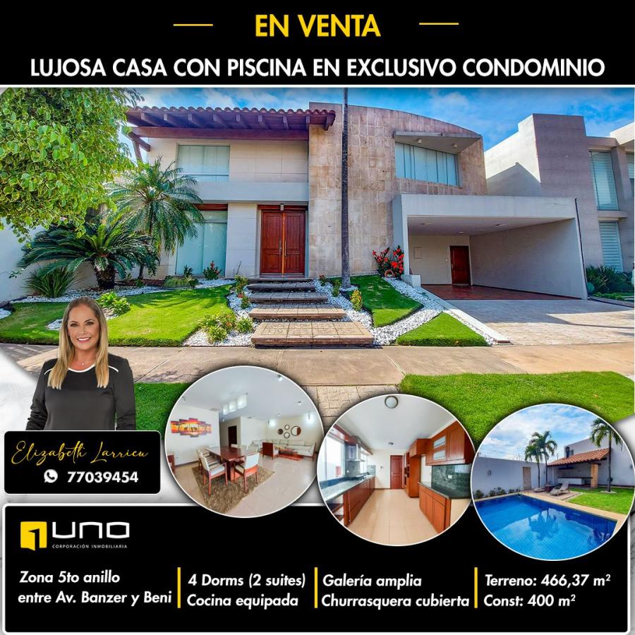 Foto Casa en Venta en Santa Cruz de la Sierra, Santa Cruz - U$D 450.000 - CAV6993 - BienesOnLine