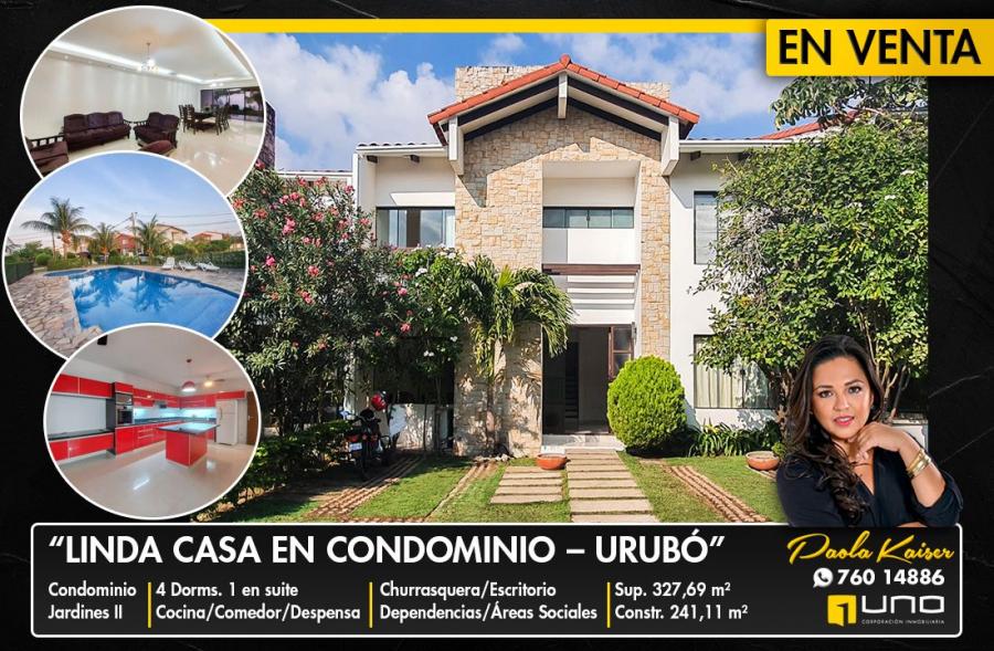 Foto Casa en Venta en Urubo, Santa Cruz de la Sierra, Santa Cruz - U$D 250.000 - CAV5687 - BienesOnLine