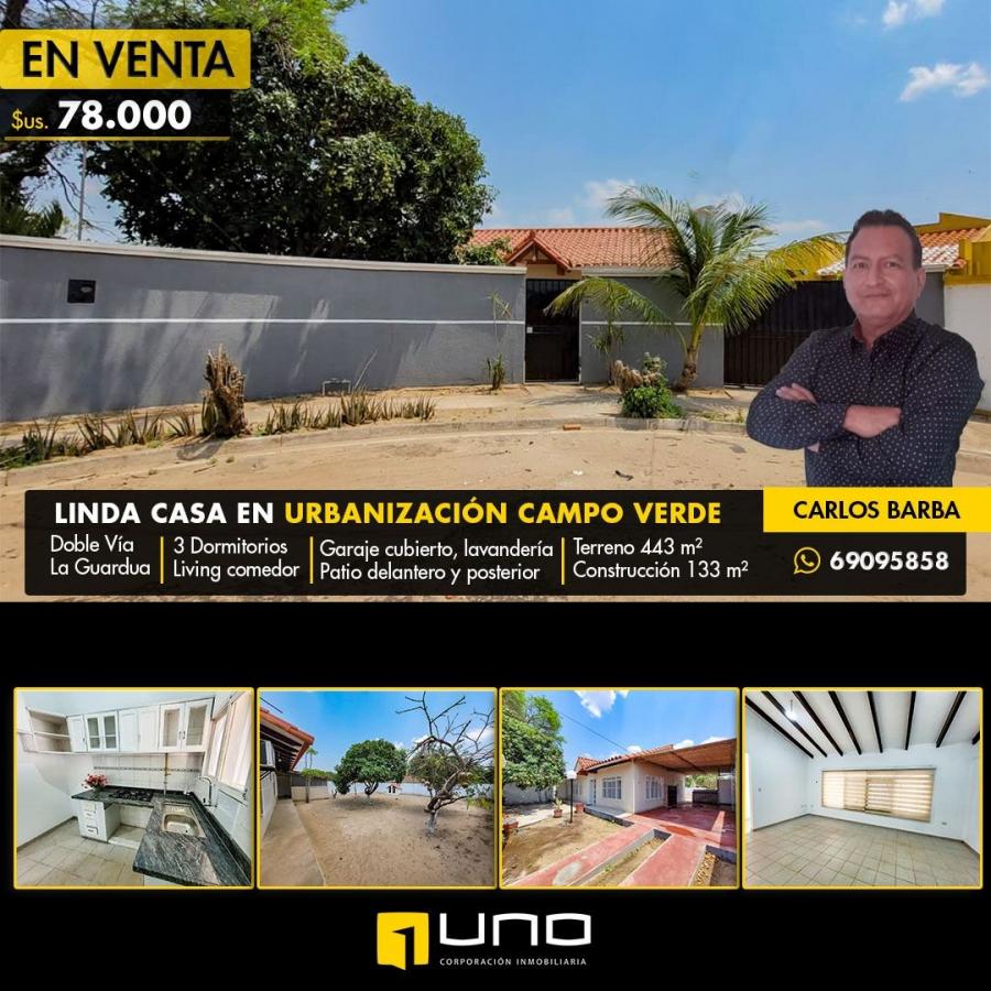 Foto Casa en Venta en URBANIZACION CAMPO VERDE, Andrs Ibaez, Santa Cruz - U$D 78.002 - CAV7475 - BienesOnLine