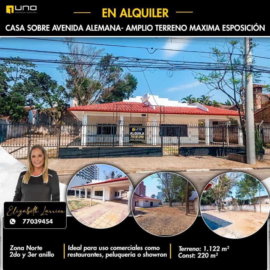 Foto Casa en Alquiler en Santa Cruz de la Sierra, Santa Cruz - U$D 2.200 - CAA7074 - BienesOnLine