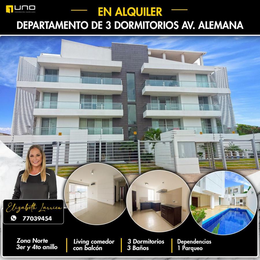 Foto Departamento en Alquiler en Santa Cruz de la Sierra, Santa Cruz - U$D 700 - DEA7395 - BienesOnLine