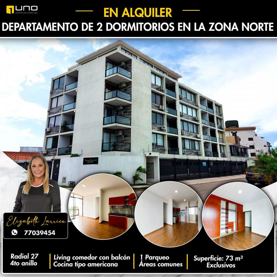 Foto Departamento en Alquiler en Santa Cruz de la Sierra, Santa Cruz - U$D 450 - DEA7472 - BienesOnLine