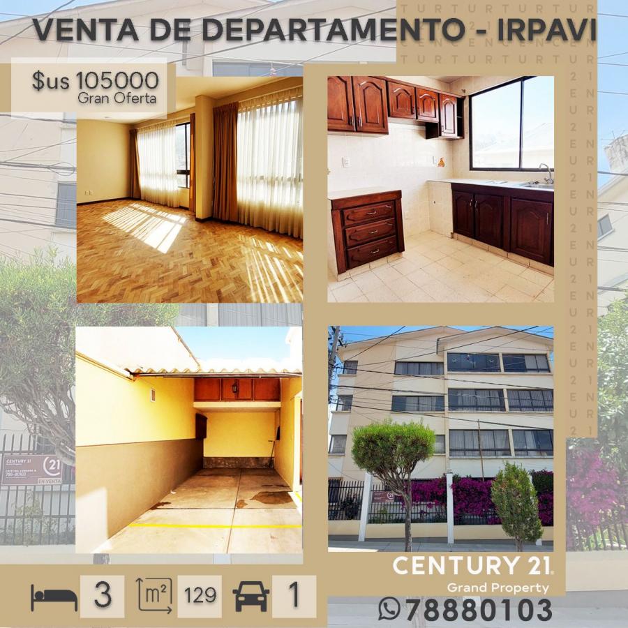 Foto Departamento en Venta en IRPAVI, La Paz, La Paz - U$D 105.000 - DEV6084 - BienesOnLine