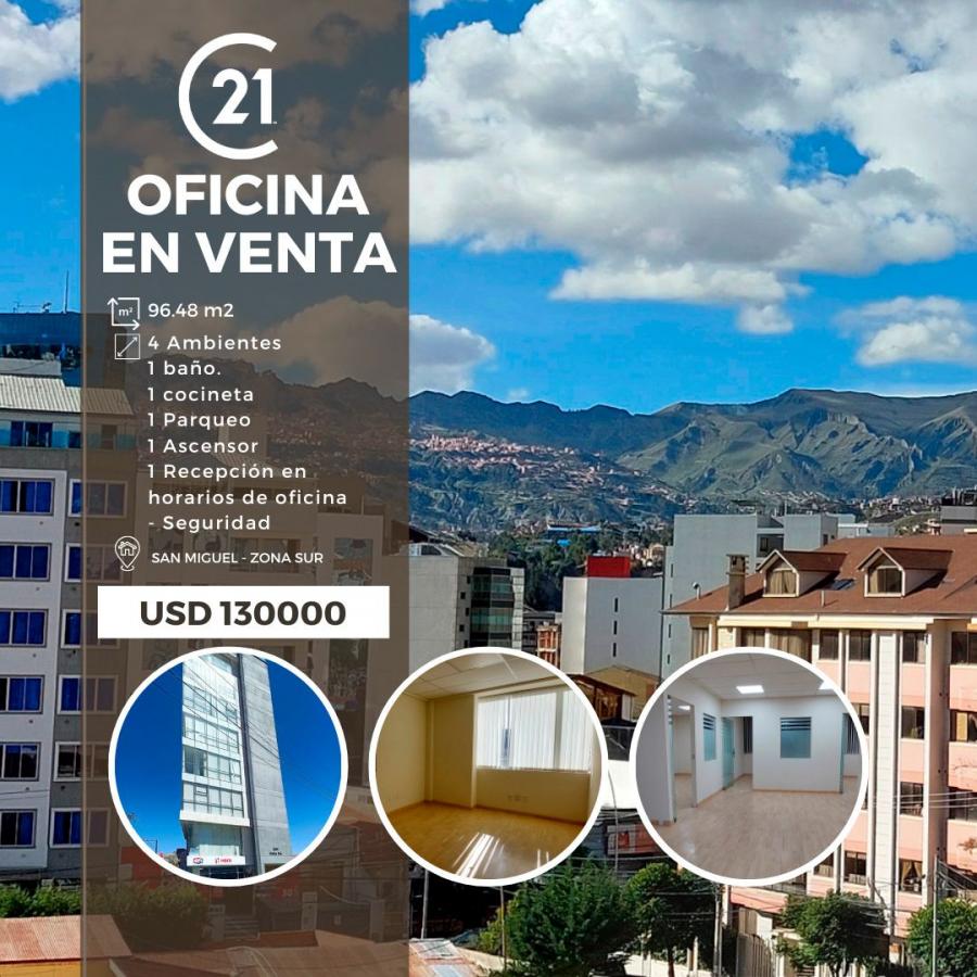 Foto Oficina en Venta en SAN MIGUEL, La Paz, La Paz - U$D 130.000 - OFV6630 - BienesOnLine