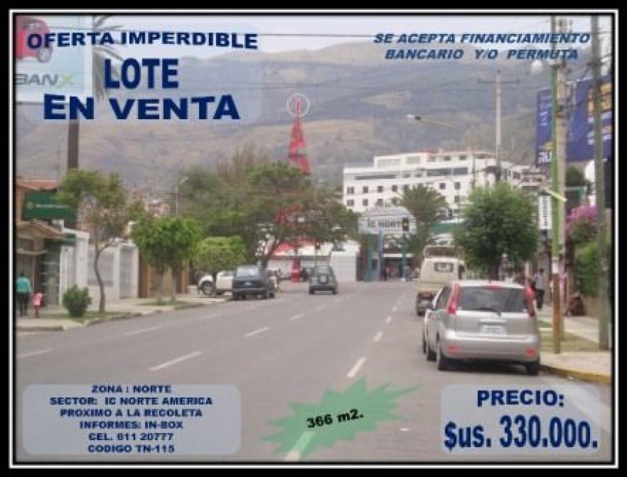 Foto Terreno en Venta en LA RECOLETA, Cochabamba, Cochabamba - U$D 330.000 - TEV5338 - BienesOnLine