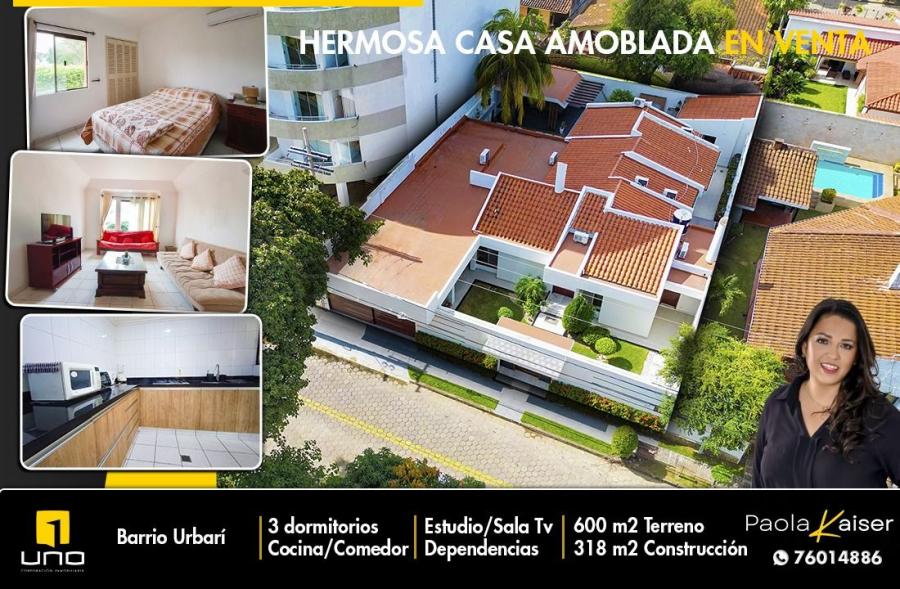 Foto Casa en Venta en Urbari, Santa Cruz de la Sierra, Santa Cruz - U$D 410.000 - CAV6688 - BienesOnLine