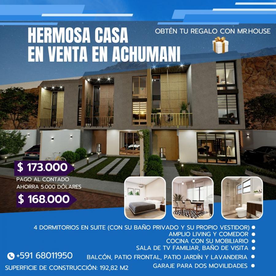 Foto Casa en Venta en ACHUMANI, La Paz, La Paz - U$D 168.000 - CAV7328 - BienesOnLine