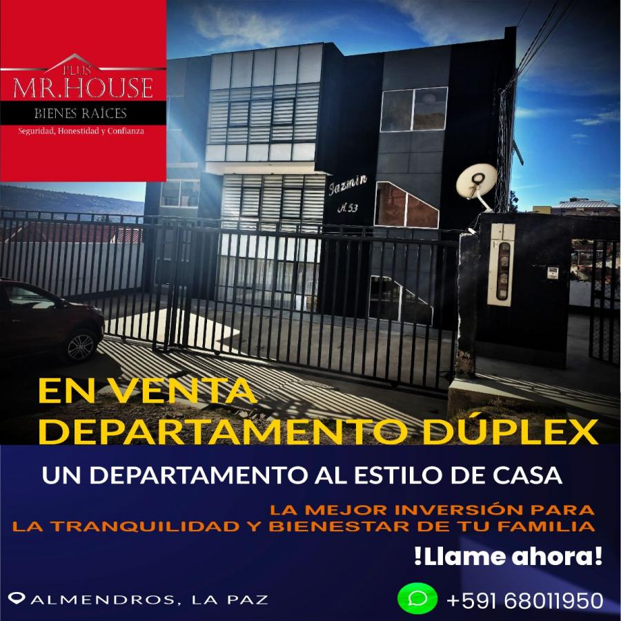 Foto Departamento en Venta en ALMENDROS, La Paz, La Paz - U$D 165.000 - DEV5879 - BienesOnLine