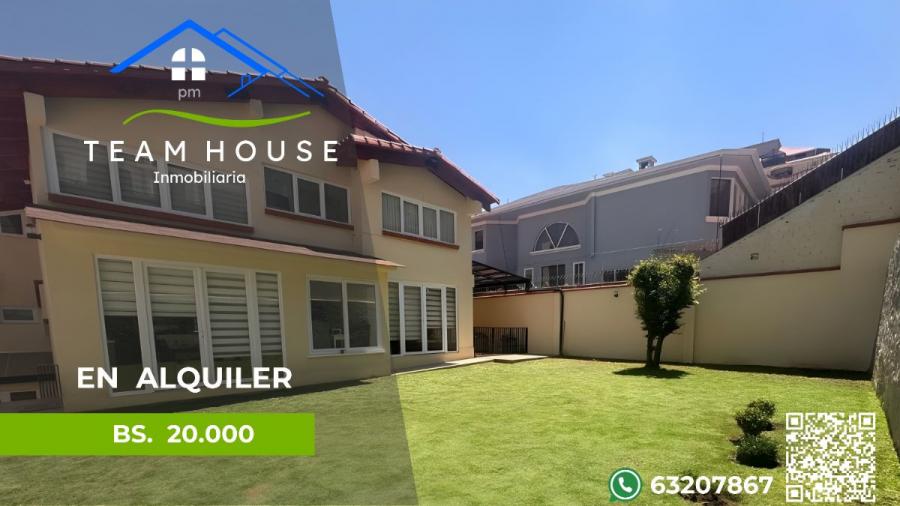 Foto Casa en Alquiler en Irpavi, La Paz, La Paz - $ 20.000 - CAA8406 - BienesOnLine