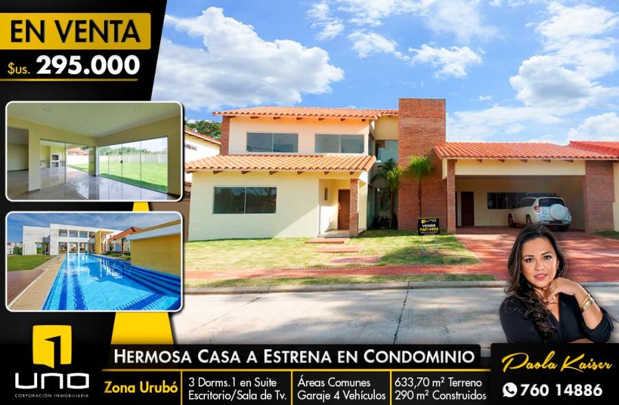 Foto Casa en Venta en Urubo, Santa Cruz de la Sierra, Santa Cruz - U$D 225.000 - CAV4765 - BienesOnLine
