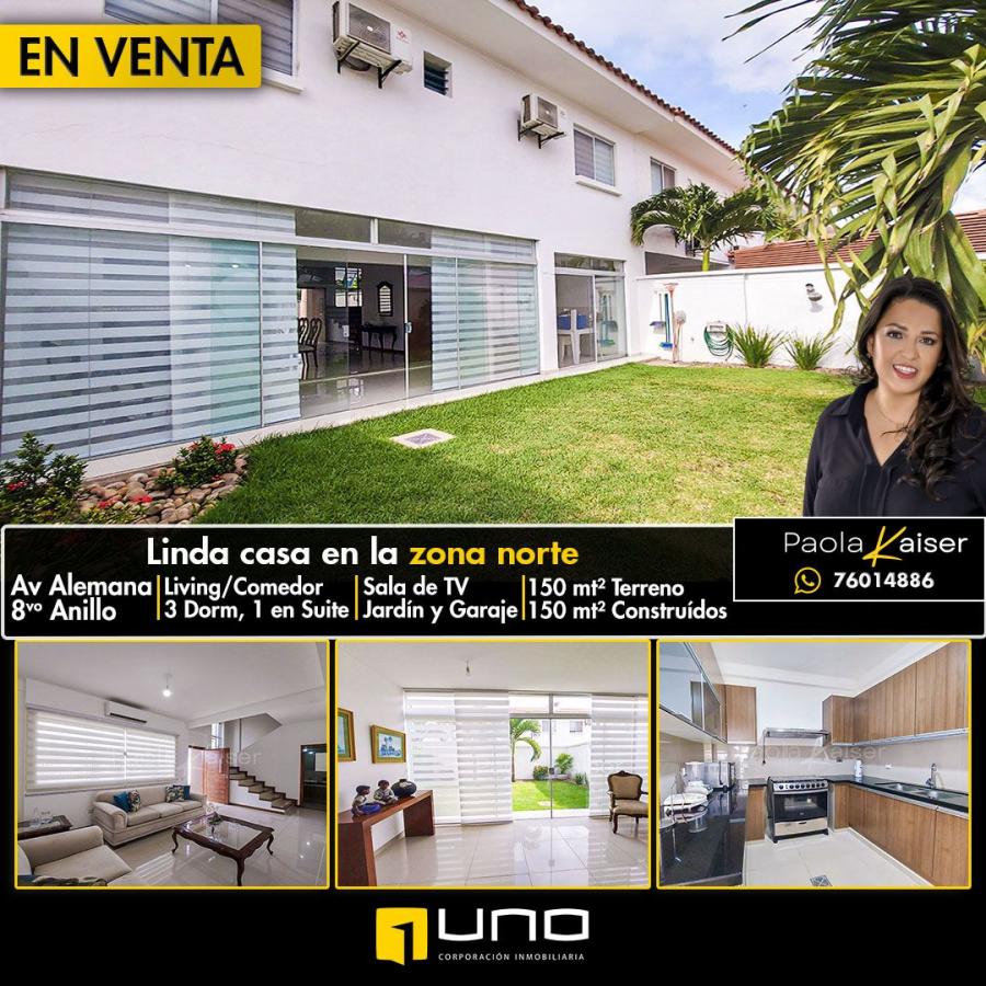 Foto Casa en Venta en zona norte, Santa Cruz de la Sierra, Santa Cruz - U$D 135.000 - CAV7448 - BienesOnLine