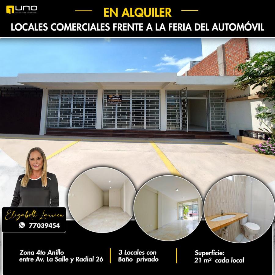 Foto Local en Alquiler en Santa Cruz de la Sierra, Santa Cruz - U$D 260 - LOA6874 - BienesOnLine