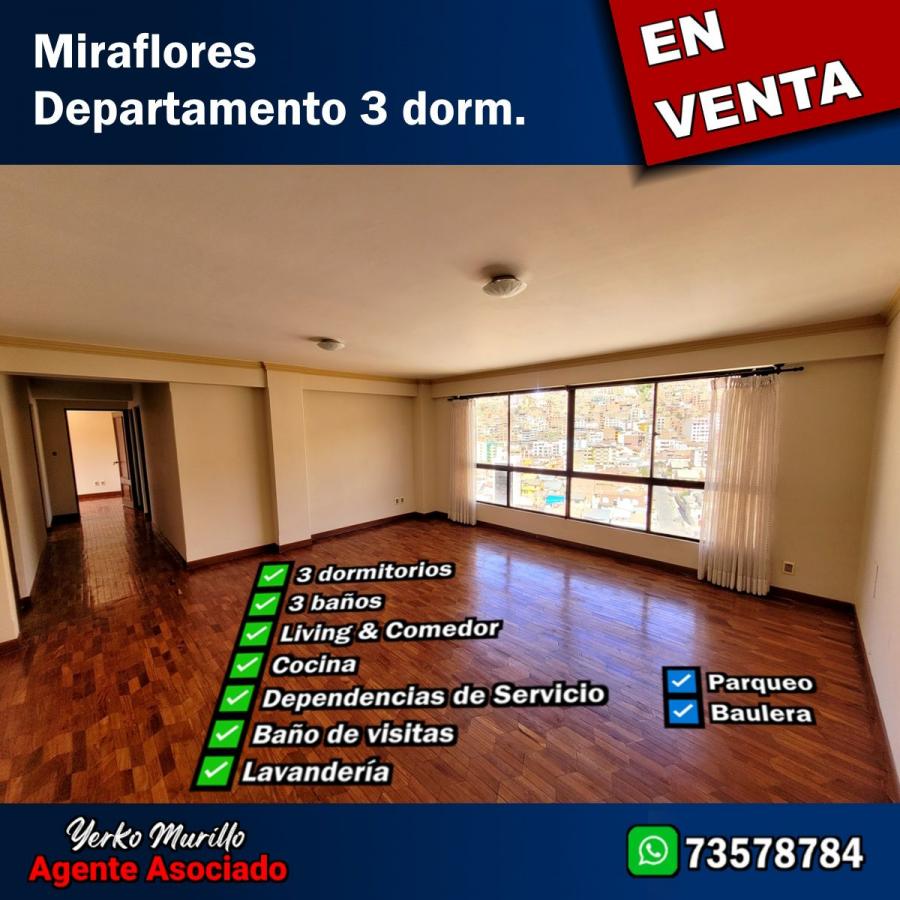 Foto Departamento en Venta en Miraflores, La Paz, La Paz - U$D 130.000 - DEV6283 - BienesOnLine