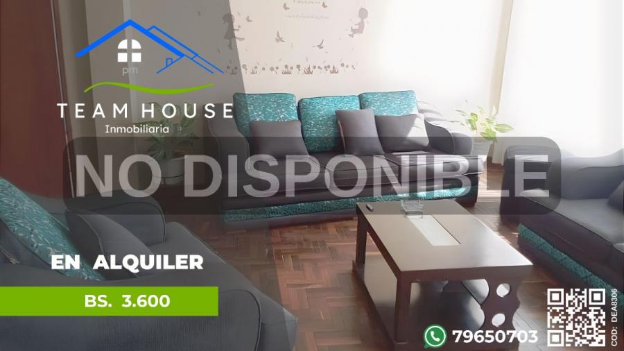 Foto Departamento en Alquiler en Obrajes, La Paz, La Paz - $ 3.600 - DEA8306 - BienesOnLine