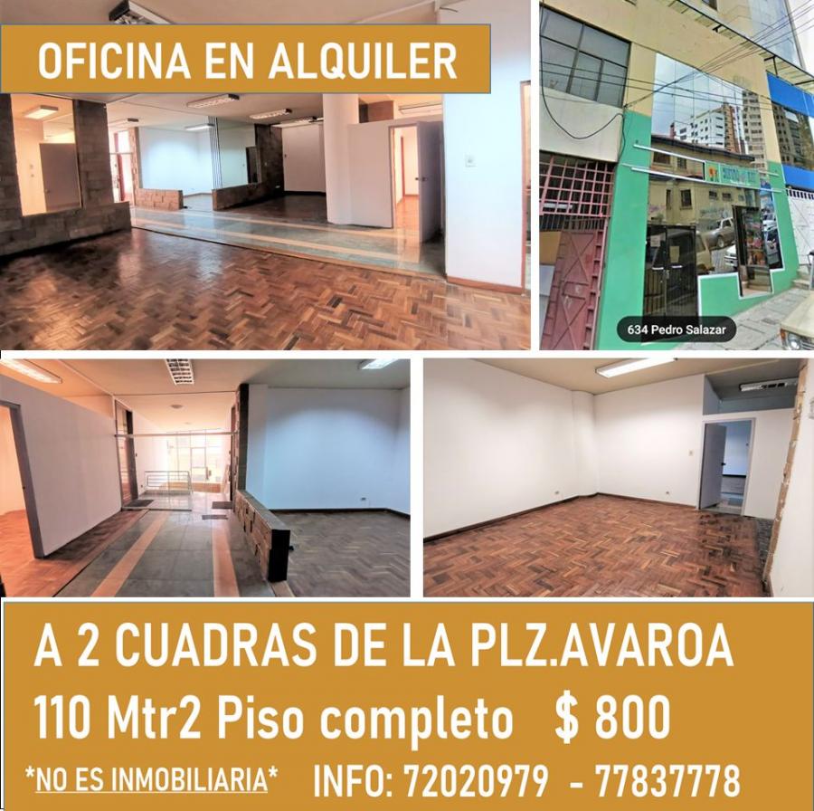 Foto Oficina en Alquiler en Sopocachi, La Paz, La Paz - U$D 800 - OFA6020 - BienesOnLine