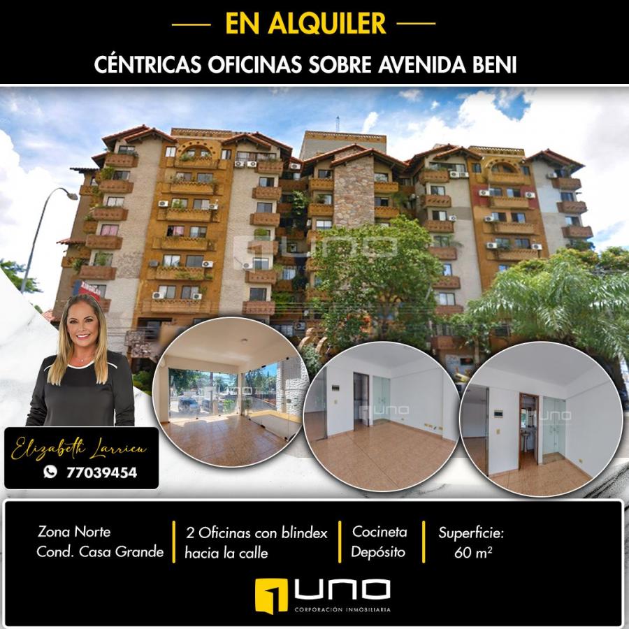 Foto Oficina en Alquiler en Santa Cruz de la Sierra, Santa Cruz - U$D 600 - OFA6513 - BienesOnLine