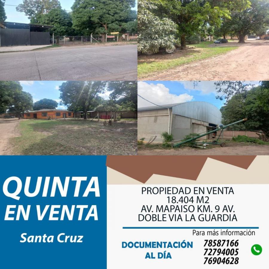 Foto Terreno en Venta en Via de la Guardia km 9, Santa Cruz de la Sierra, Santa Cruz - U$D 1.656.356 - TEV7629 - BienesOnLine