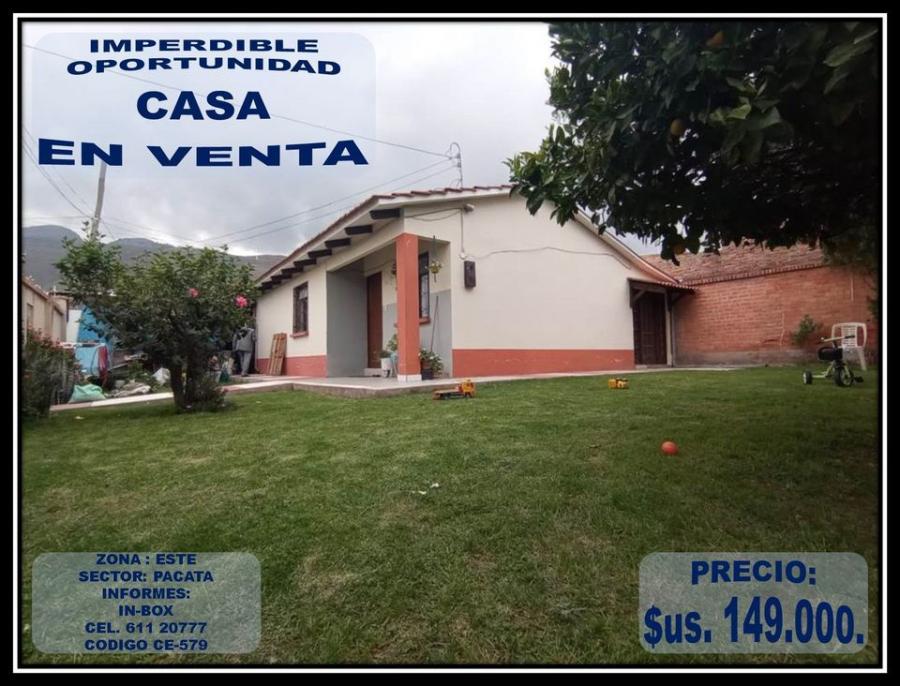 Foto Casa en Venta en PACATA, Catachilla Baja, Cochabamba - U$D 149.000 - CAV5318 - BienesOnLine
