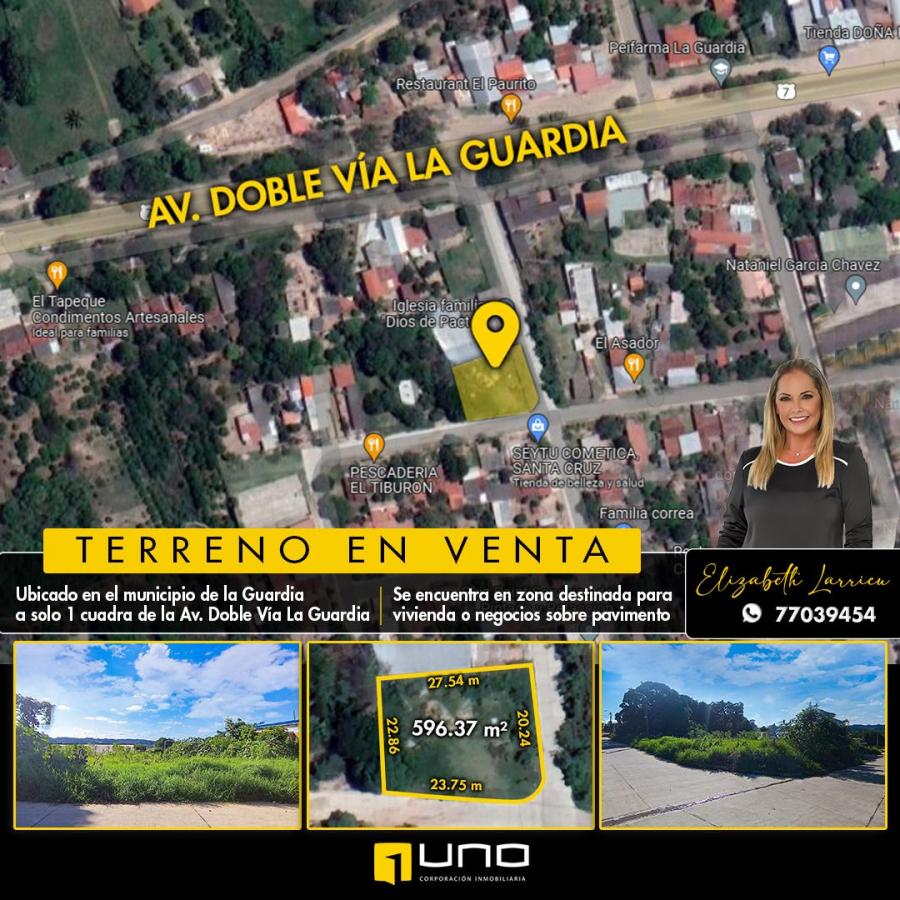 Foto Terreno en Venta en La Guardia, Santa Cruz - U$D 76.500 - TEV6514 - BienesOnLine