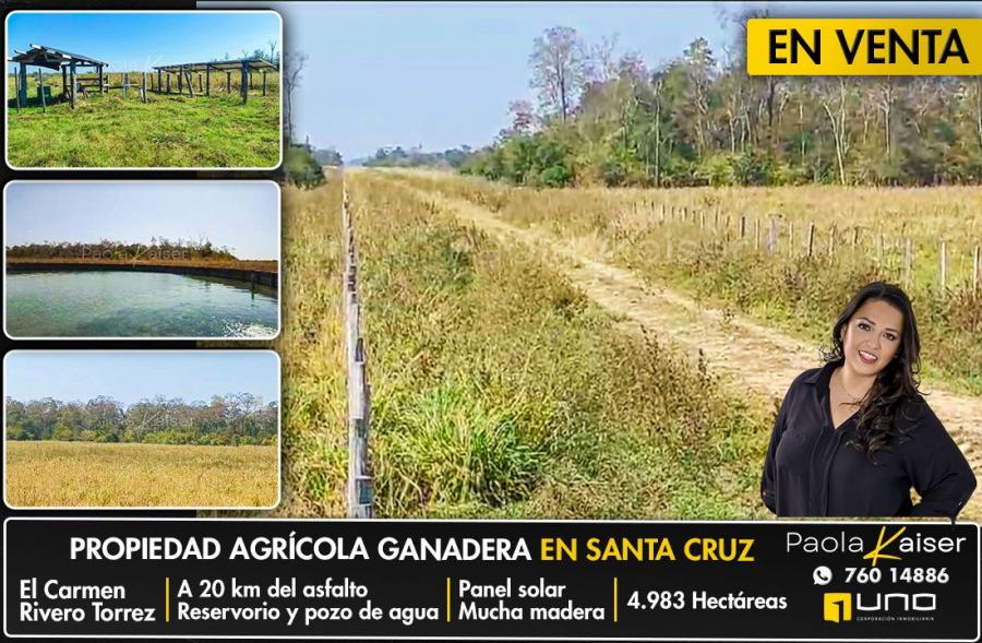 Foto Campo en Venta en El Carmen Rivero Trrez, Santa Cruz - U$D 650 - CPV7122 - BienesOnLine