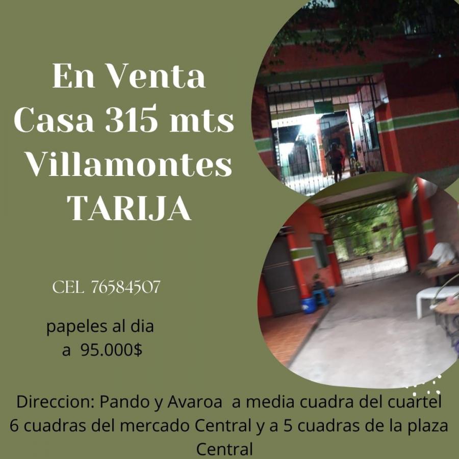 Foto Casa en Venta en Bolivia, Villamontes, Tarija - U$D 95.000 - CAV7253 - BienesOnLine
