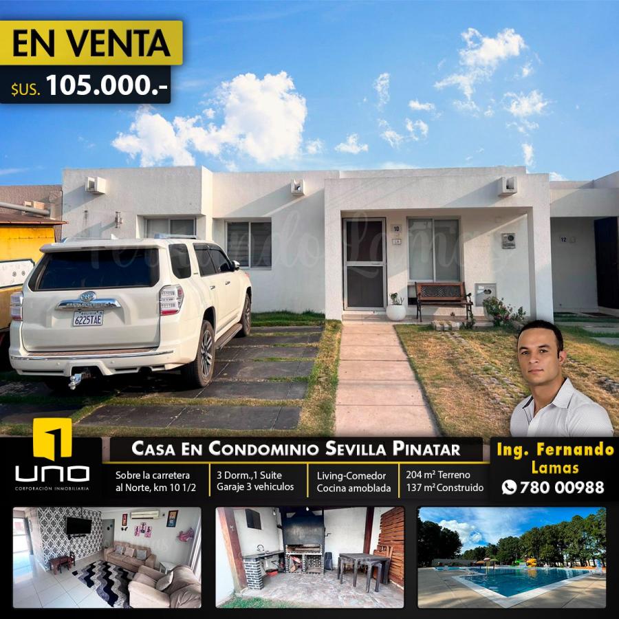Foto Casa en Venta en Santa Cruz de la Sierra, Santa Cruz - U$D 105.000 - CAV7554 - BienesOnLine