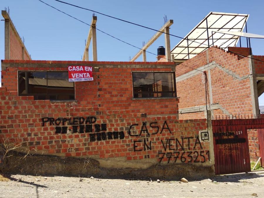 Foto Casa en Venta en Alto airpavi, La Paz, La Paz - U$D 115.000 - CAV6071 - BienesOnLine