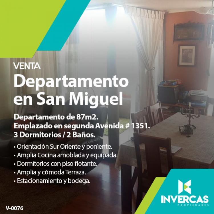 Foto Departamento en Venta en San Miguel, Santiago - $ 100.000.000 - DEV78001 - BienesOnLine