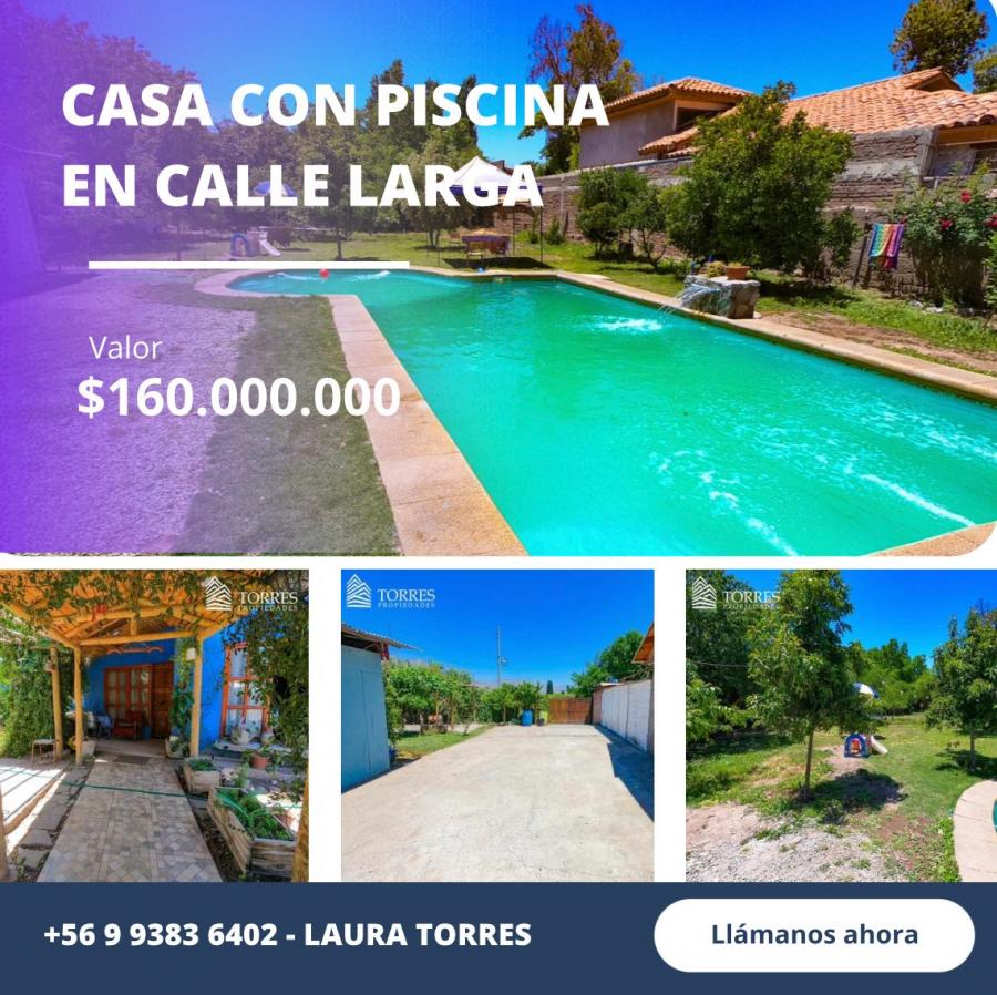 Foto Casa en Venta en Calle Larga, Los Andes - $ 160.000.000 - CAV137486 - BienesOnLine