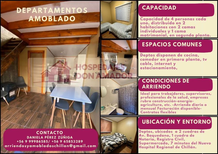 Foto Departamento en Arriendo en centro-sur, Chillán Viejo, Ñuble - $ 65.000 - DEA152850 - BienesOnLine