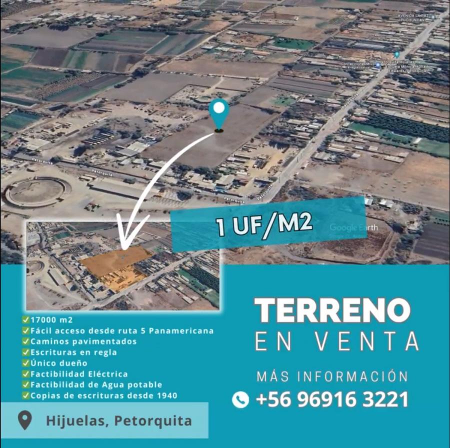 Foto Terreno en Venta en Petorquita, Hijuelas, Quillota - 1 hectareas - UFs 15.300 - TEV154884 - BienesOnLine