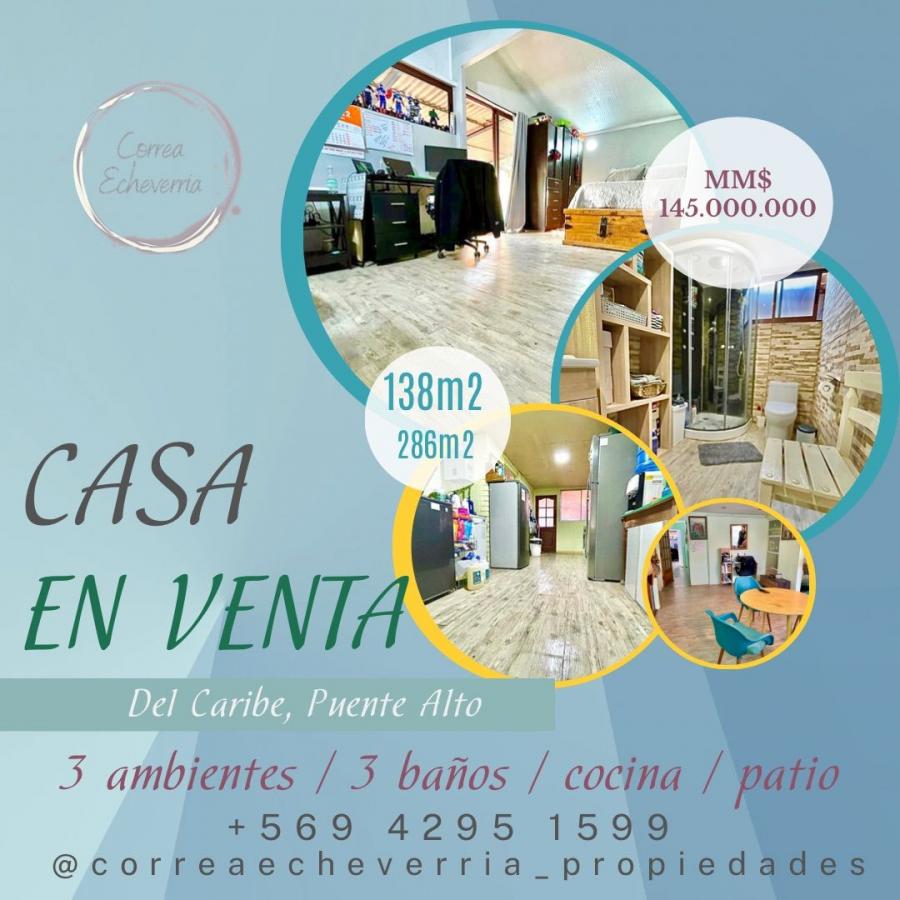 Foto Casa en Venta en Puente Alto, Cordillera - $ 145.000.000 - CAV132253 - BienesOnLine