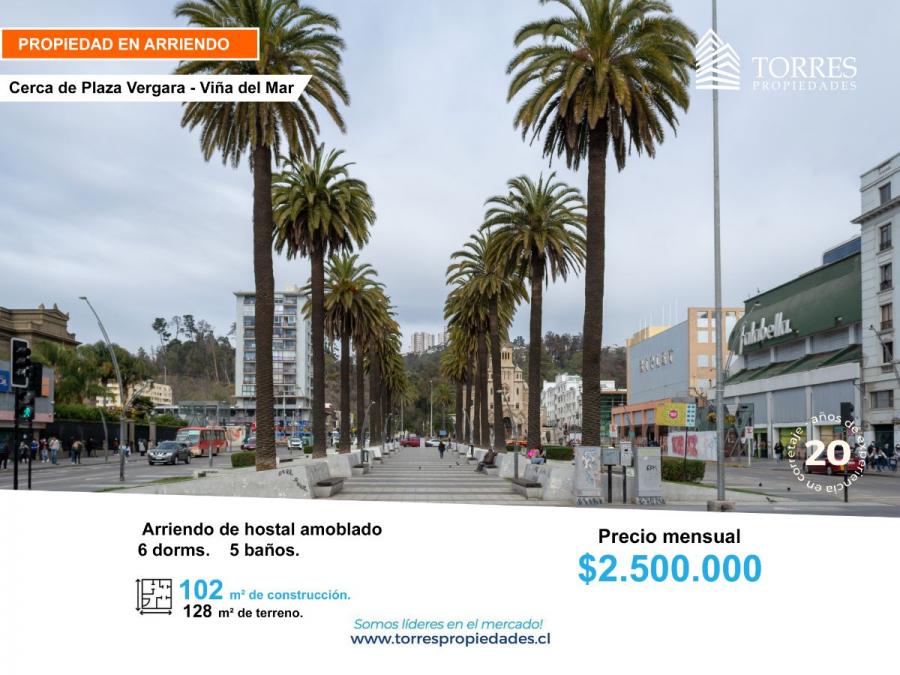 Foto Hotel en Arriendo en Via del Mar, Valparaiso - $ 2.500.000 - HOA140631 - BienesOnLine