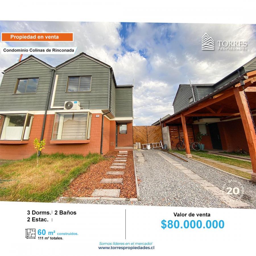 Foto Casa en Venta en Rinconada, Los Andes - $ 80.000.000 - CAV142137 - BienesOnLine