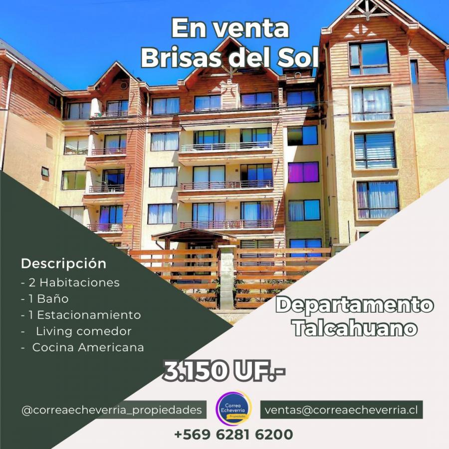Foto Departamento en Venta en Brisas Del Sol, Talcahuano, Concepción - UFs 3.150 - DEV155835 - BienesOnLine