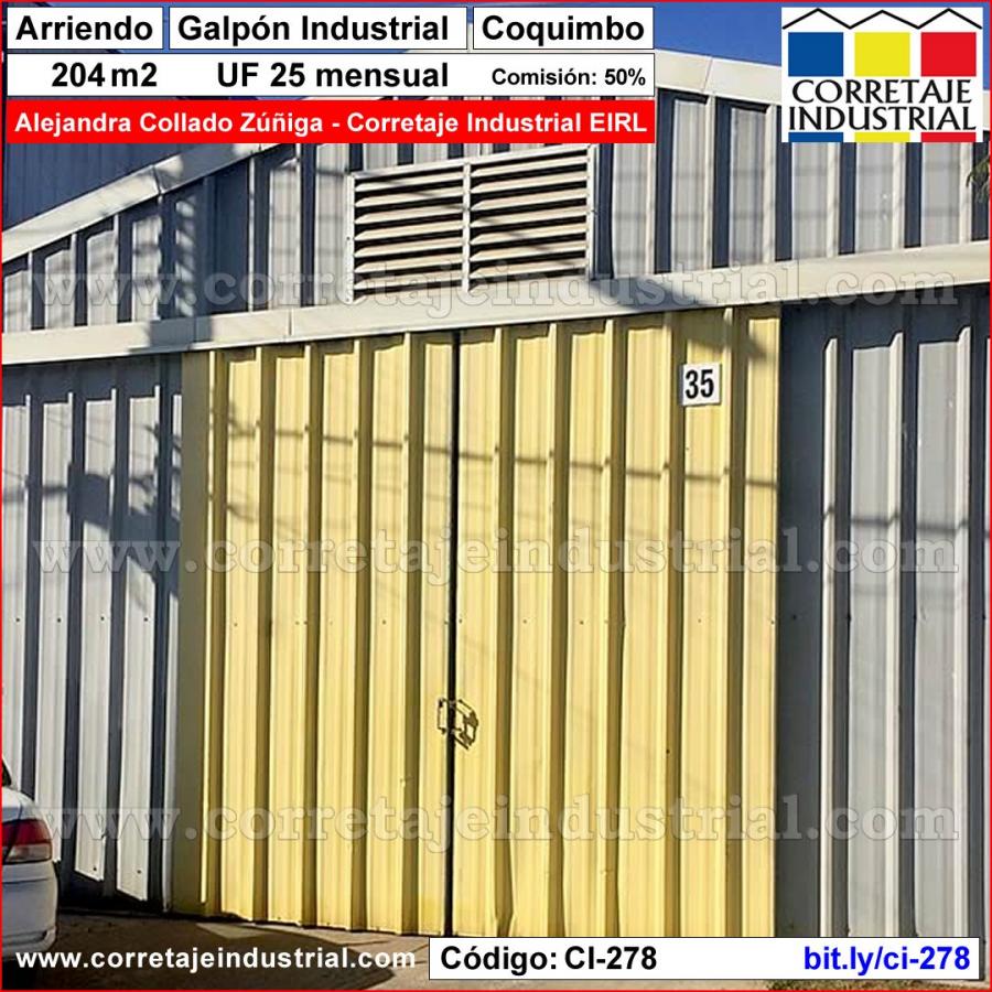 Foto Industrial en Arriendo en Barrio Industrial, Coquimbo, Elqui - UFs 25 - INA96673 - BienesOnLine